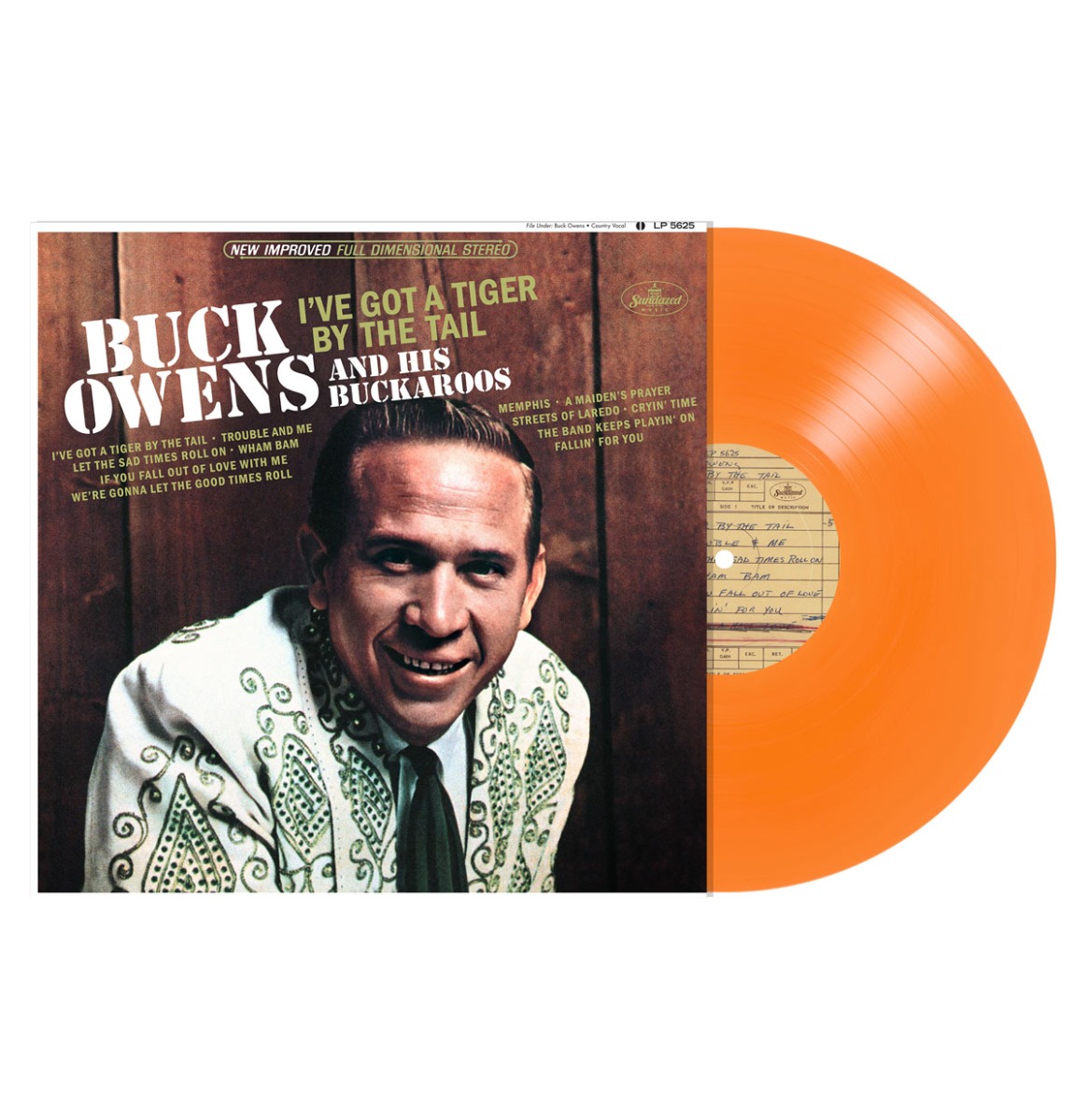 Buck Owens - I've Got A Tiger By The Tail (Oranje Vinyl) (Record Store Day Black Friday 2024) (LP) | Fiftiesstore