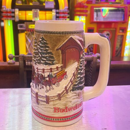 Budweiser Bierpul Jaren 90 Vintage Clydesdales Stein | Budweiser