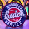 Buick Authorized Service Emaille Bord - NOS 1990s - Ø30cm | Buick