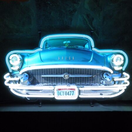 Buick Autoneus Neon Met Achterplaat 72 x 40 cm | Buick
