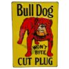 Bull Dog Tobacco Stalen Bord Met Relief - 50 x 35cm | Fiftiesstore