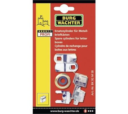 Burg-Wächter BK92MSB brievenbusslot incl. 2 sleutels tbv metalen brievenbussen | Burg-Wächter