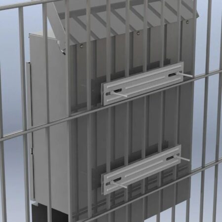 Burg-Wächter bevestigingsset voor hekmontage brievenbussen - RVS | Burg-Wächter