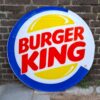 Burger King Logo Plastic Bord - Ø80cm - Origineel | The Dutch Pickers