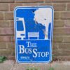 Bus Stop WATS Amerikaans Verkeersbord - Origineel - 46 x 31cm | The Dutch Pickers