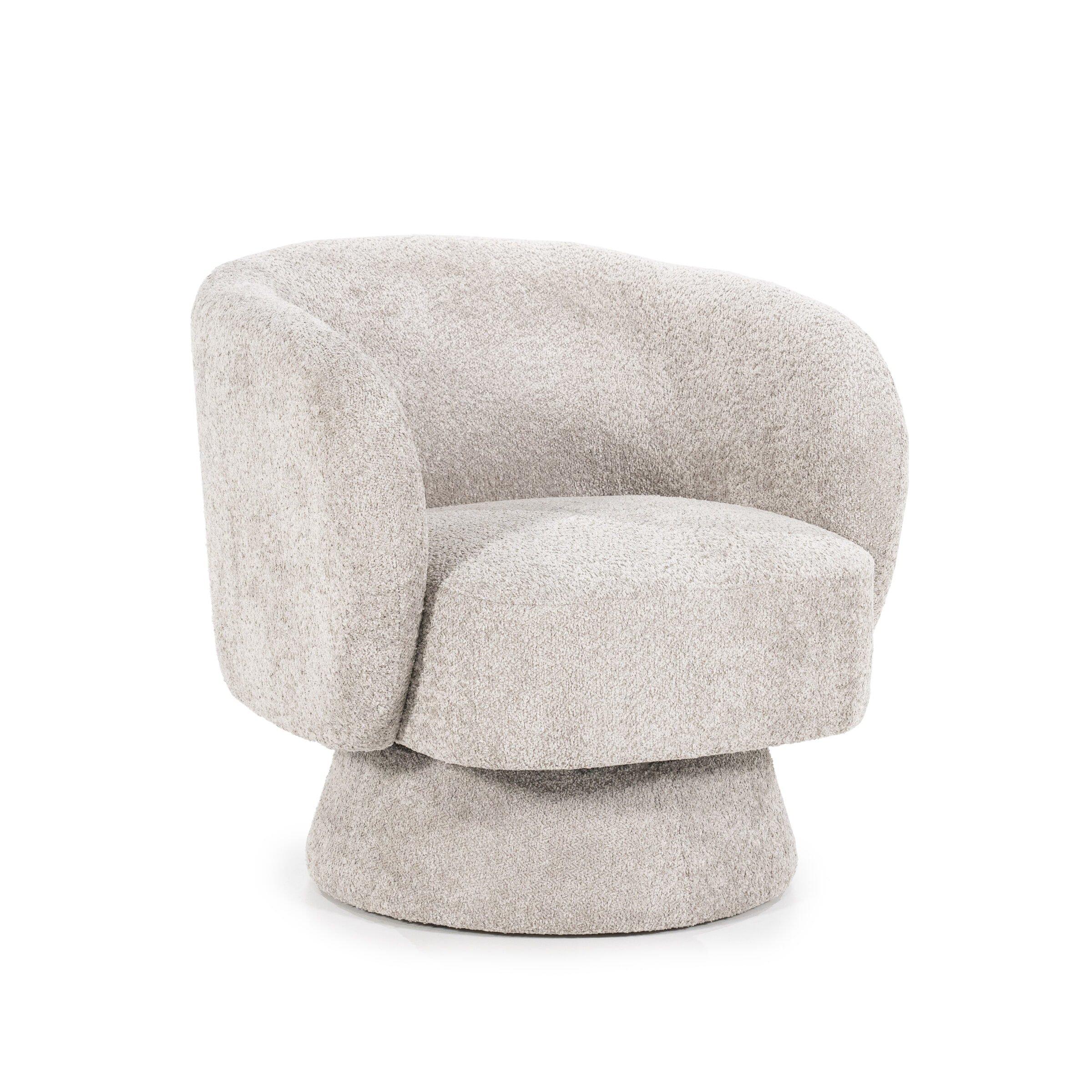 By-Boo Draaifauteuil 'Balou' Bouclé