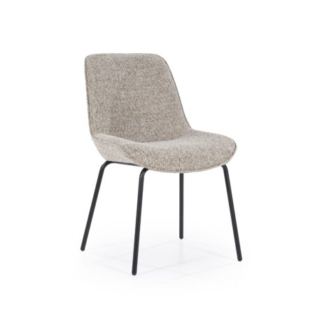 By-Boo Eetkamerstoel 'Base' kleur Taupe | By-Boo