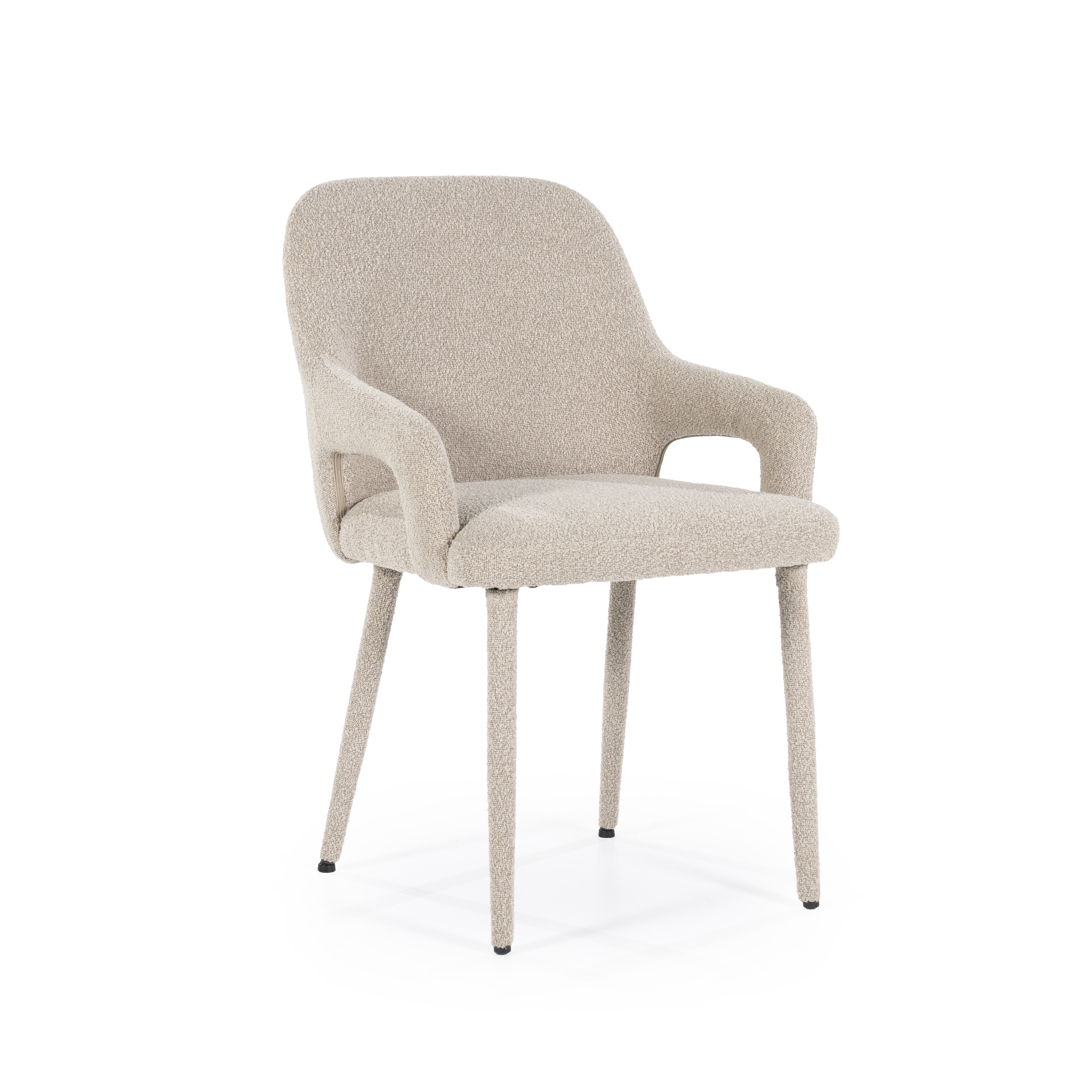 By-Boo Eetkamerstoel 'Fika' Bouclé