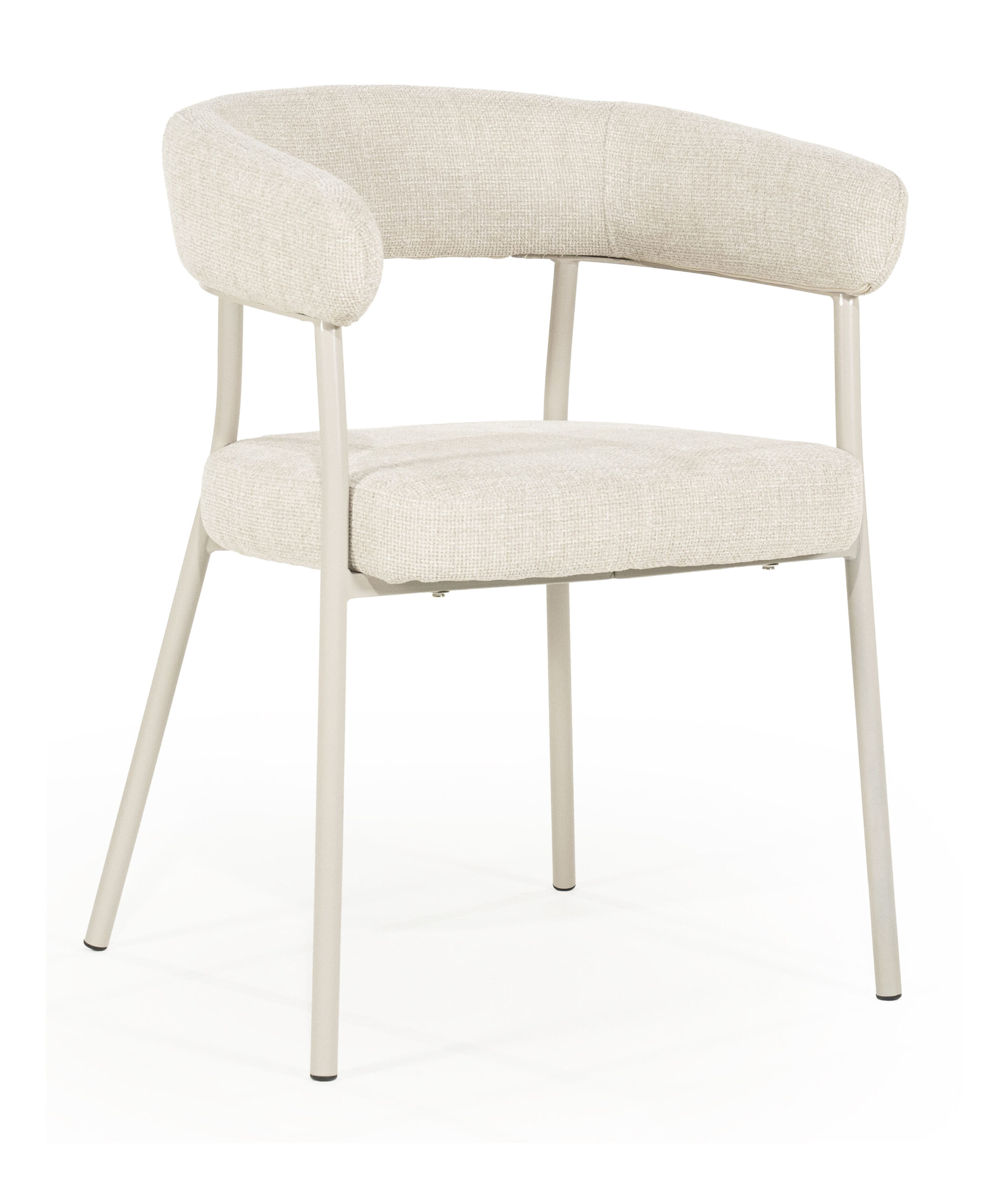 By-Boo Eetkamerstoel 'Yovi' kleur Beige | By-Boo