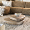 By-Boo Organische Salontafel 'Kabo' Mangohout