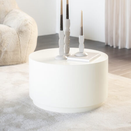 By-Boo Ronde Salontafel 'Mesita' 60cm metaal