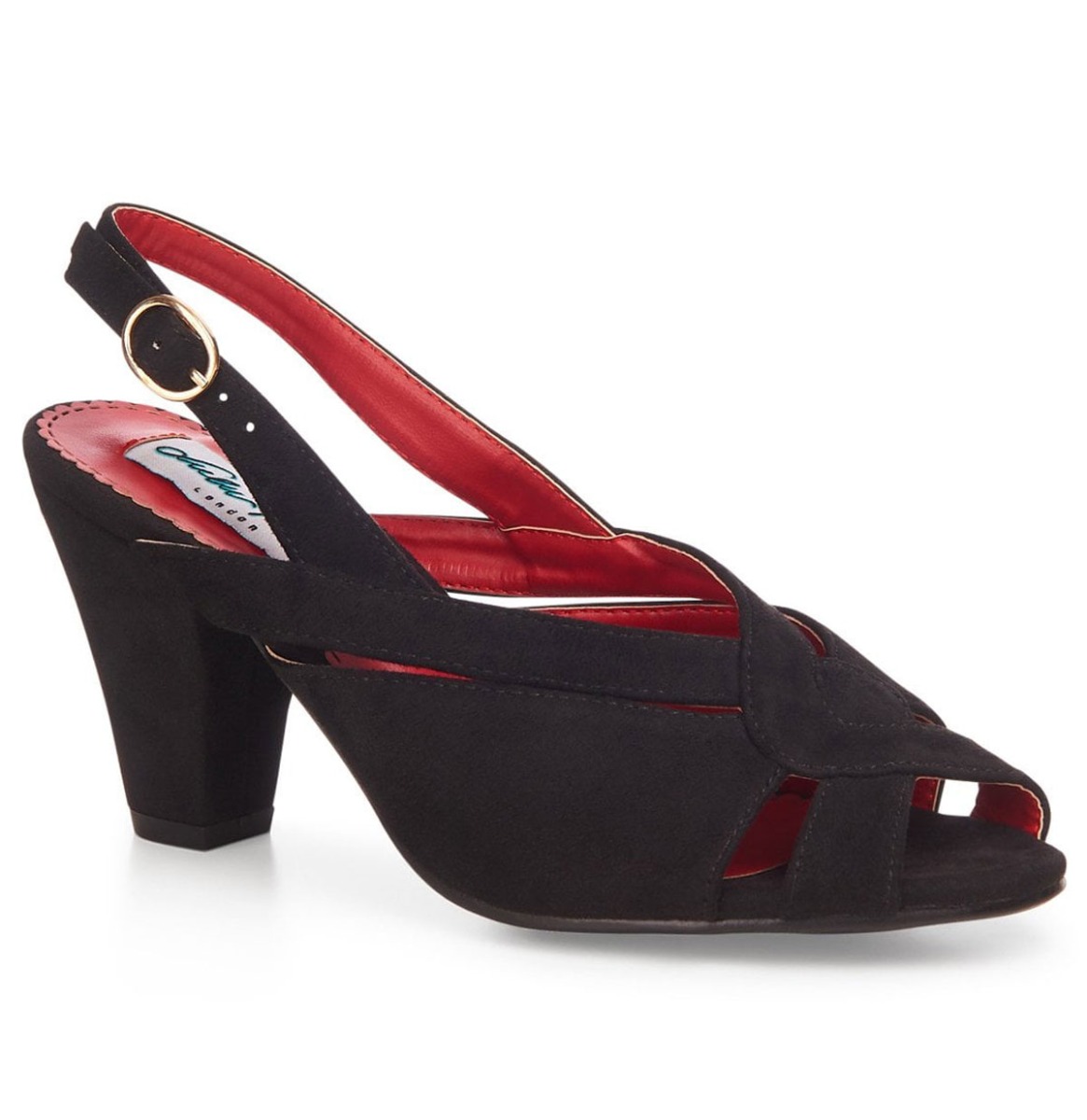 COLLECTIF Maura Heels Black-40 | 50% korting | Collectif