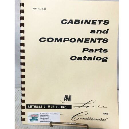 Cabinets And Components Parts Catalog Ami Jukebox Model Lyric & Continental | Ami