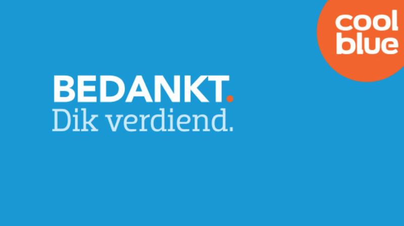 Cadeaubon Bedankt 50 euro