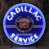 Cadillac Service Neon Verlichting 65 x 65 cm | Cadillac