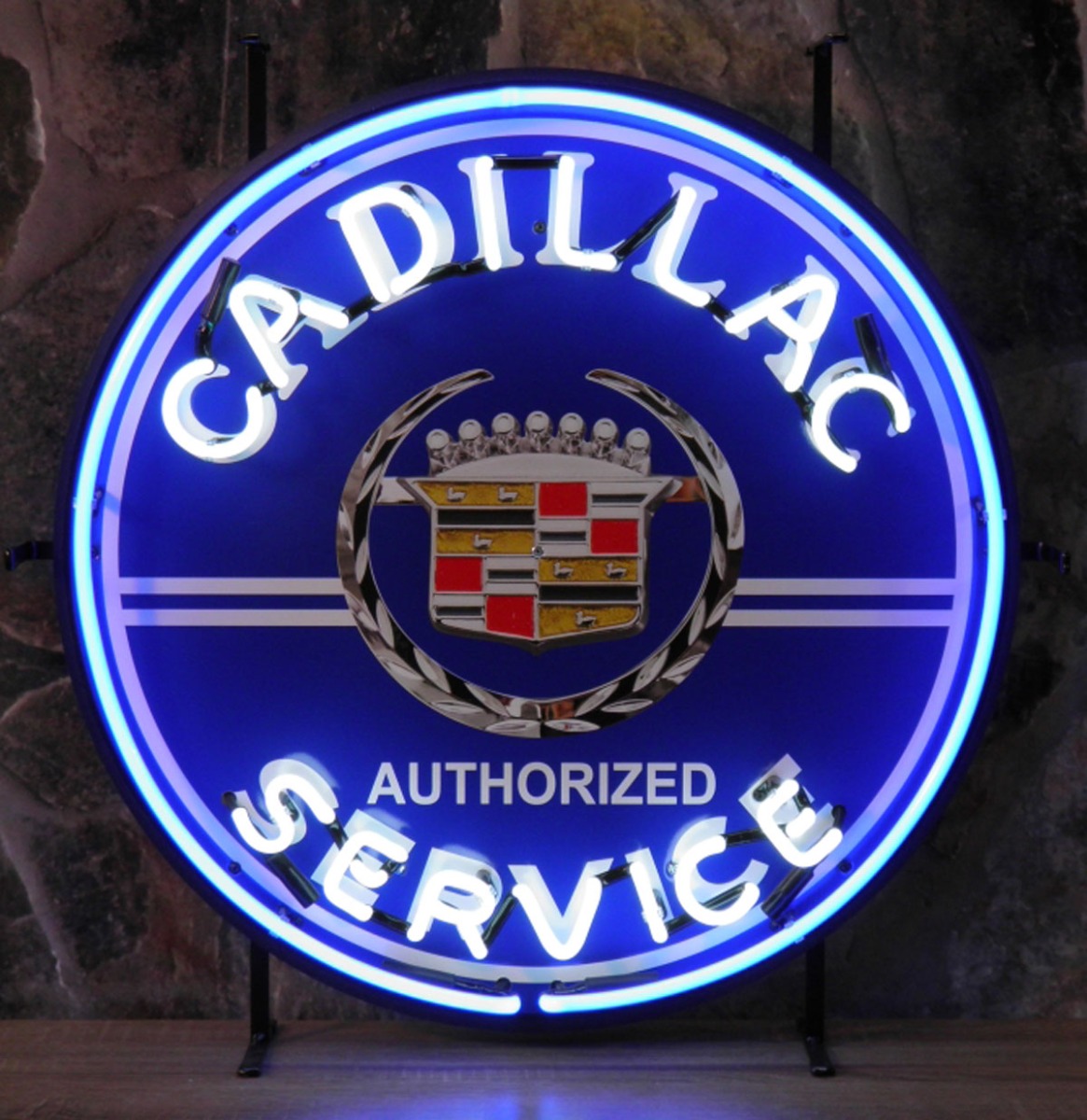 Cadillac Service Neon Verlichting 65 x 65 cm | Cadillac