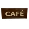 Café Emaille Bord - 50 x 20cm | Fiftiesstore