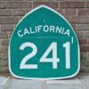 California State Route 241 Verkeersbord - 63 x 61cm - Origineel | The Dutch Pickers