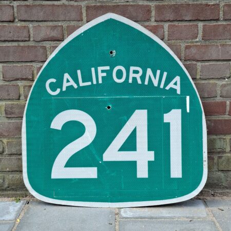 California State Route 241 Verkeersbord - 63 x 61cm - Origineel | The Dutch Pickers
