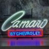 Camaro by Chevrolet Neon Verlichting 70 x 42 cm - Wit