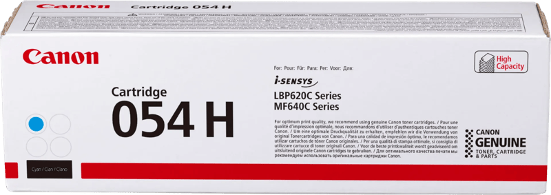 Canon 054 H Toner Cyaan (Hoge capaciteit)