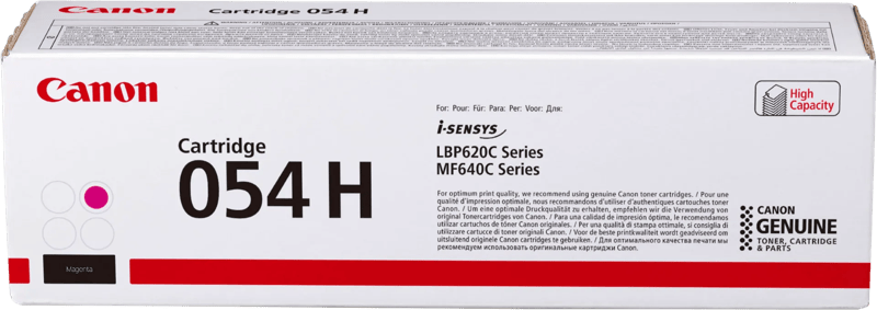 Canon 054 H Toner Magenta (Hoge capaciteit)