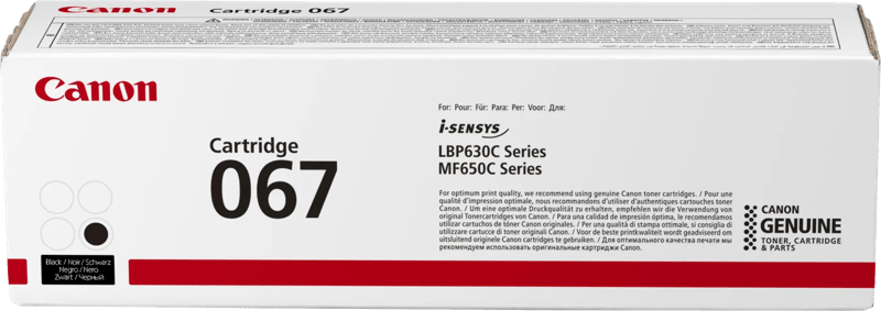 Canon 067 Toner Zwart