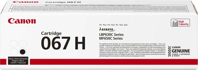 Canon 067H XL Toner Zwart