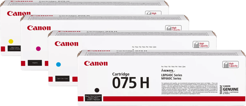 Canon 075H Toner Combo Pack