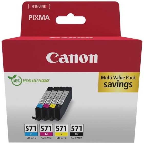 Canon CLI-571 Cartridges Combo Pack Inkt | Canon