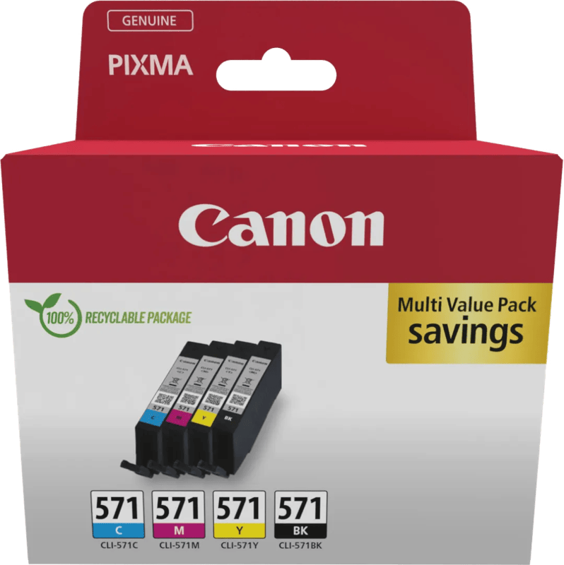 Canon CLI-571 Cartridges Combo Pack