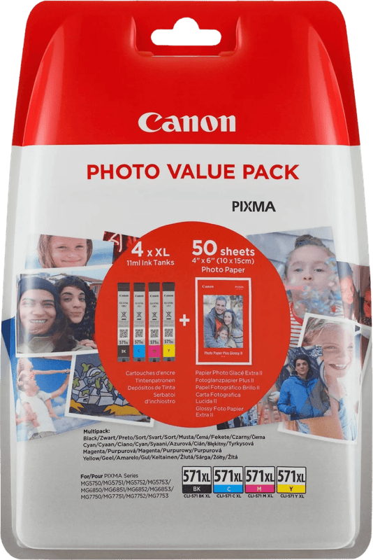 Canon CLI-571XL Cartridges Combo Pack
