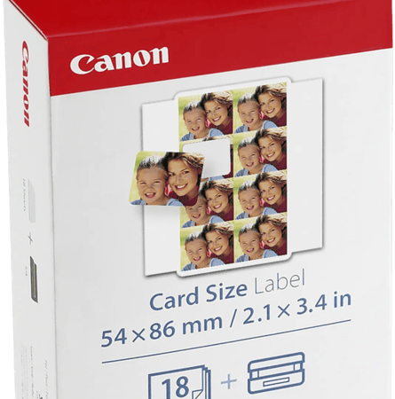 Canon KC-18IL Selphy CP Serie inkt en papier