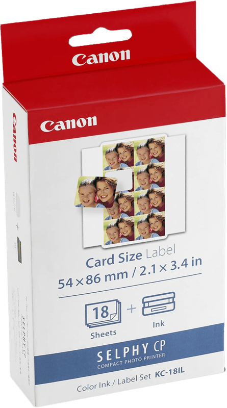 Canon KC-18IL Selphy CP Serie inkt en papier
