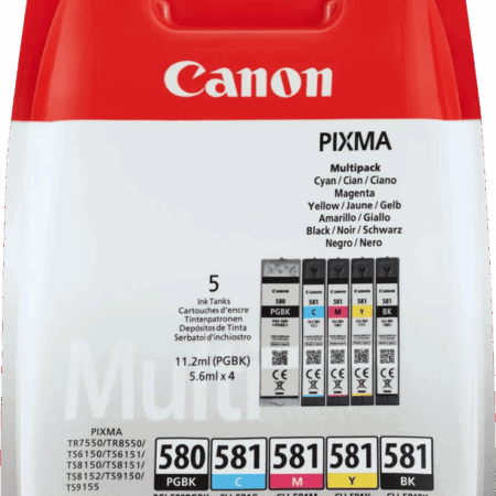Canon PGI-580/CLI-581 Cartridges Combo Pack