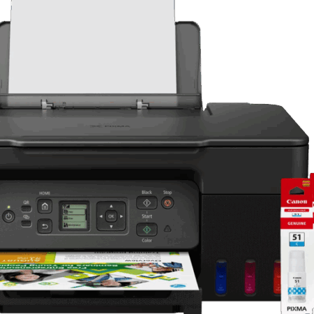 Canon PIXMA G3570 + 1 set extra inkt