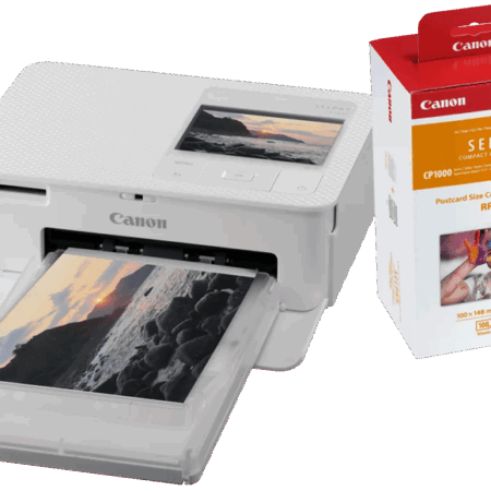 Canon SELPHY CP1500 Wit + Canon RP-108 Inkt Cassette/Papier Set 108 vel