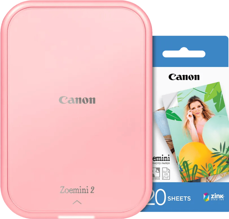 Canon Zoemini 2 Roze + 20 vellen fotopapier