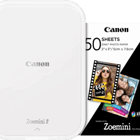Canon Zoemini 2 Wit + 50 vellen fotopapier