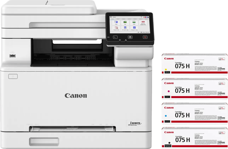 Canon i-SENSYS MF664 CDW + 1 set extra XL toners