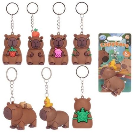 Capybara Sleutelhanger 3d 4-5cm |