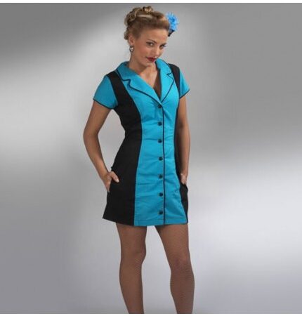 Car Hop Waitress Outfit Turquoise-40 (NL)/ 14 (UK) | 56% korting | Fiftiesstore