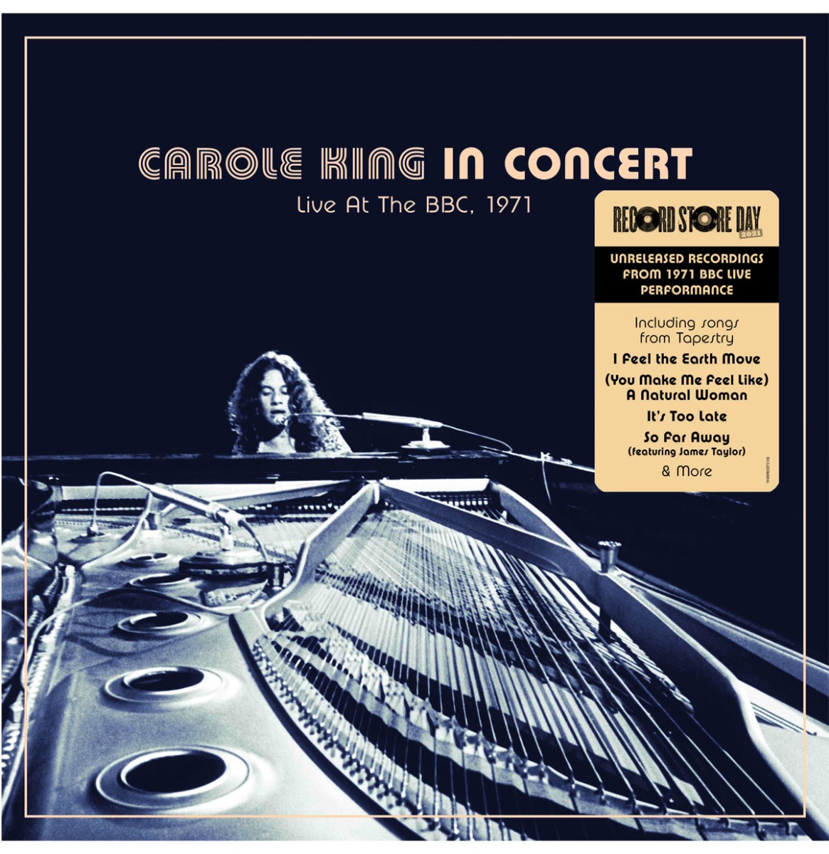 Carole King - In Concert Live at the BBC 1971 (Record Store Day Black Friday 2021) | 2% korting (LP) | Fiftiesstore