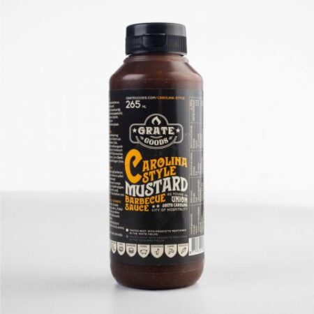 Carolina Mustard Barbecue Sauce 265ml - Pittige Mosterdsaus voor Carolina-stijl BBQ | GRATE GOODS