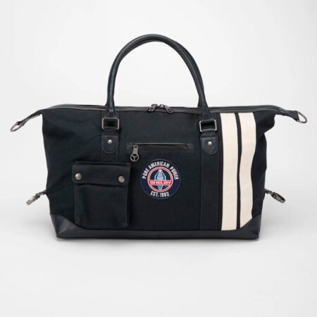 Carroll Shelby V67 48h Reistas Canvas en Leer - Marine Blauw | Carroll Shelby