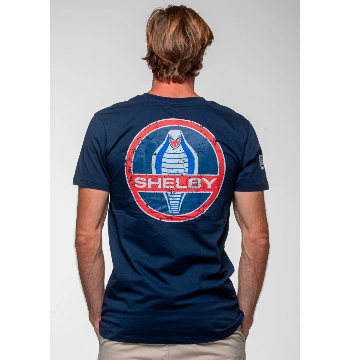 Carroll Shelby '1966' T-Shirt Blue Marine-3XL | Carroll Shelby