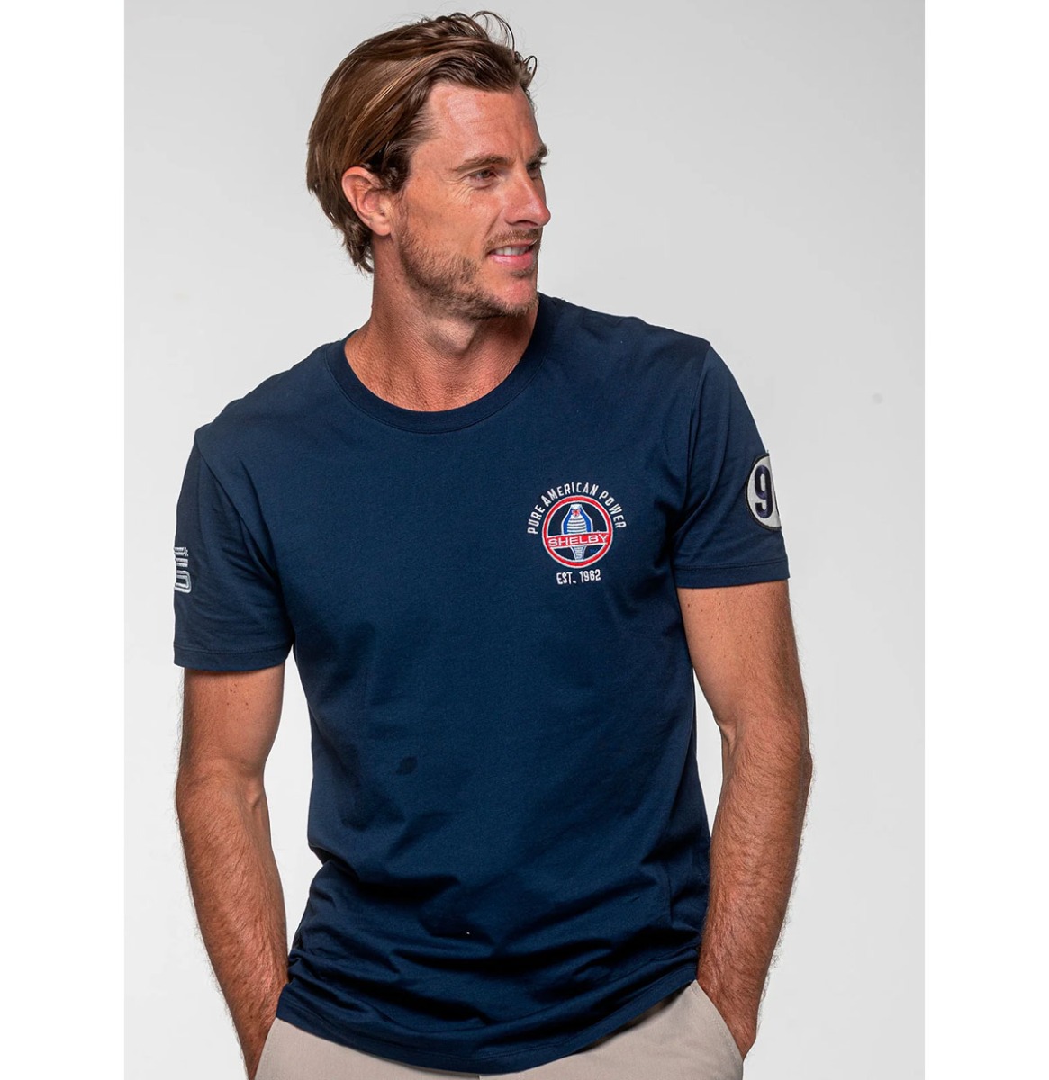 Carroll Shelby '427' T-Shirt Marine Blue-3XL | Carroll Shelby