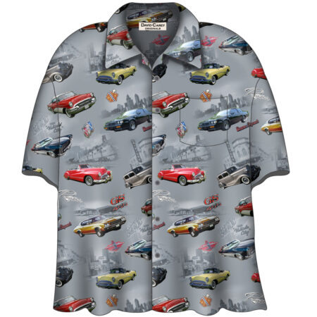 Cars Shirt Buick Classics Camp-M | 24% korting | David Carey