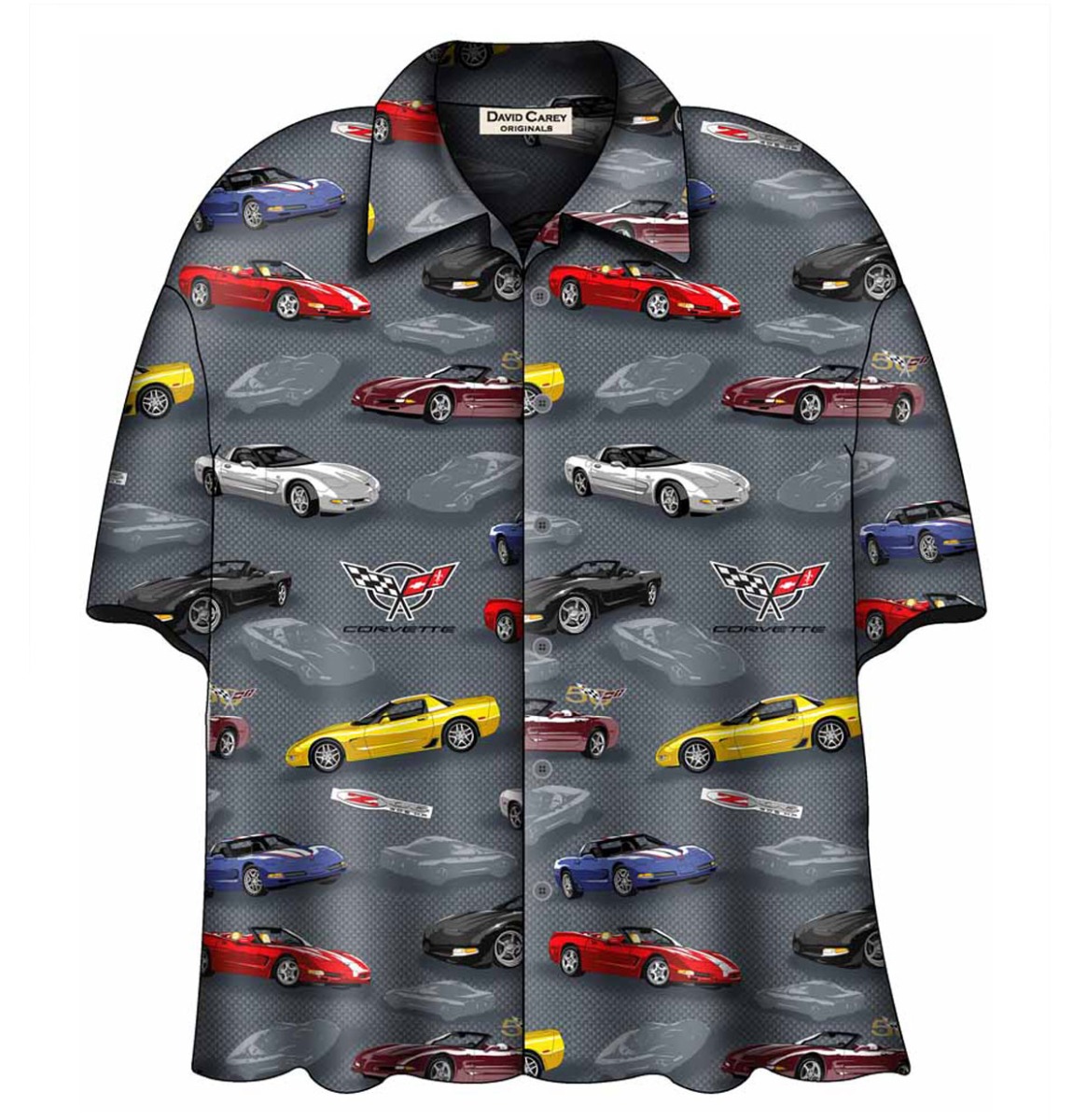 Cars Shirt C5 Corvette Camp-XXXL | Chevrolet