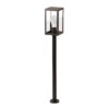Casey LED Tuinlantaarn 100cm - E27 LED lamp met schemerschakelaar - 8 Watt 620lm - 3000K warm wit - IP44 waterdicht - met sensor - Staande buitenlamp | HOFTRONIC